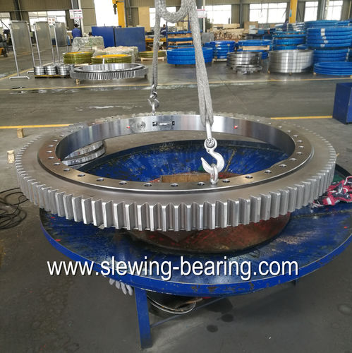 Опорно-поворотное устройство с наружным зацеплением - 02 series - XUZHOU FENGHE SLEWING BEARING CO.,LTD - с внутренним зацеплением / без зубцов / шариковое