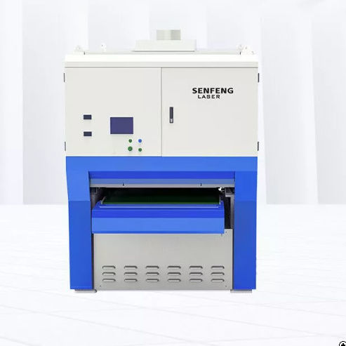 Широкополосный шлифовальный станок - SFD series - Jinan Senfeng Laser Technology Co. Ltd. - ленточный / стационарный / электрический