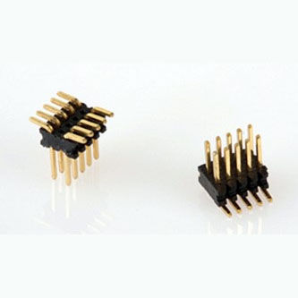 Штыревой разъем SMT - AM2D-S-80-XX-A/B-G - ANTELEC - наружная резьба / двухрядный / прямой