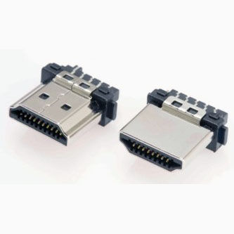 Соединитель HDMI - M-19-T/G-CS-V7 - ANTELEC - для передачи данных / прямоугольный / наружная резьба