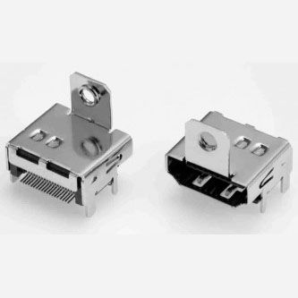 Соединитель HDMI - F-C-S-19-T/G-( )-( ) - ANTELEC - для передачи данных / SMT / прямоугольный