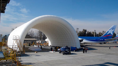 Надувная конструкция для авиации - Hangars H20 Poland - BUILDAIR - модульная / большого размера / устойчивая к атмосферным воздействиям