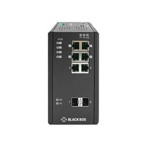 Управляемый коммутатор Ethernet - LIE1082A - Black Box - 8 портов / Gigabit Ethernet / на DIN-рейке