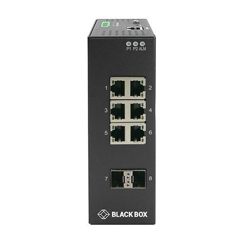 Управляемый коммутатор Ethernet - LIG10 series - Black Box - 8 портов / Gigabit Ethernet / на DIN-рейке