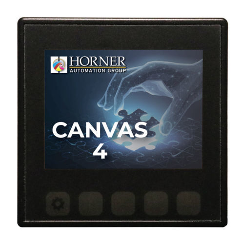 HMI с сенсорным экраном - Canvas 4 - Horner Tianjin Automation Technology Ltd - на DIN-рейке / 320x240 / TFT LCD