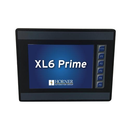HMI с резистивным сенсорным экраном - XL6 Prime - Horner Tianjin Automation Technology Ltd - на DIN-рейке / 640x480 / TFT LCD