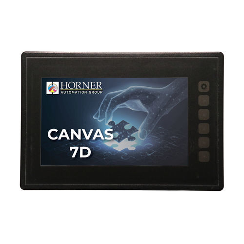 HMI с сенсорным экраном - Canvas 7D - Horner Tianjin Automation Technology Ltd - на DIN-рейке / 800x480 / TFT LCD