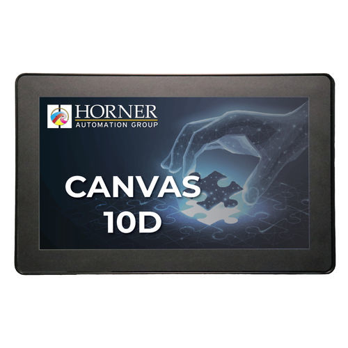 HMI с сенсорным экраном - Canvas 10D - Horner Tianjin Automation Technology Ltd - на DIN-рейке / 1024x600 / RS-485