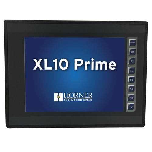 HMI с сенсорным экраном - XL10 Prime - Horner Tianjin Automation Technology Ltd - на DIN-рейке / 640x480 / TFT LCD