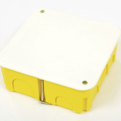Настенная соединительная коробка - SQUARE - courbi - с замедлителем пламени / ударопрочная / самозатухающая