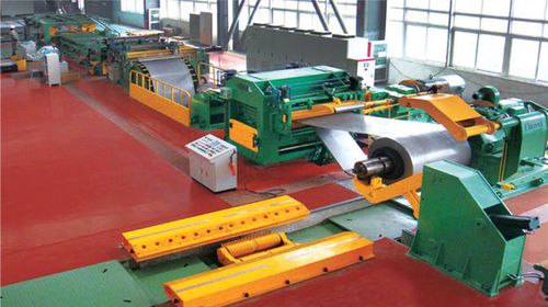 Линия резки для металла - JIANGSU YAWEI MACHINE TOOL - для листа / для пластин / для штабелирования