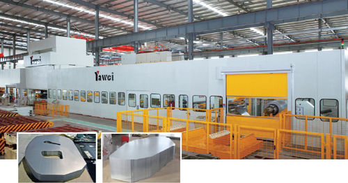 Линия прессов для тиснения - JIANGSU YAWEI MACHINE TOOL - для резки / автоматическая