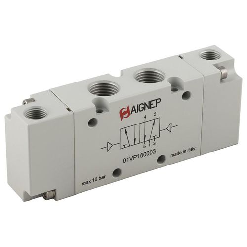 Пневматический распределитель с выдвижным ящиком - 01VP series - AIGNEP - с пневматическим приводом / 3/2 каналов / 5/2 канала