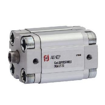 Компактный цилиндр - QB1225 - AIGNEP - пневматический / с магнитным поршнем / простого действия