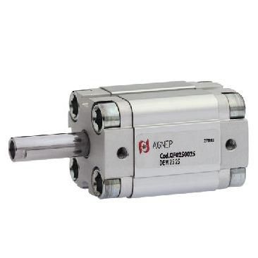Компактный цилиндр - QD1225 - AIGNEP - пневматический / с магнитным поршнем / простого действия