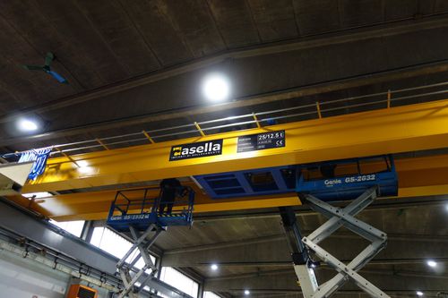 Двухбалочный мостовой кран - casella manut.service srl - с легкой подъемной системой / для интенсивного использования