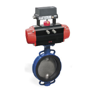Клапан поворотный затвор - RP-800  - ROPO GmbH - пневматический / для контроля / для масла
