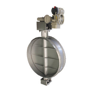 Клапан поворотный затвор - RP-950 - ROPO GmbH - с маховиком / пневматический / с электрическим приводом