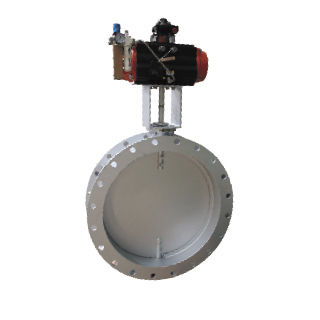Клапан поворотный затвор - RP-980  - ROPO GmbH - с ручным управлением / пневматический / электрический