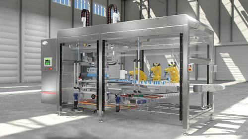 Станок для укладывания в ящики с загрузкой сверху - VC series - Delkor Systems, Inc - с непрерывным движением / автоматический / высокая скорость