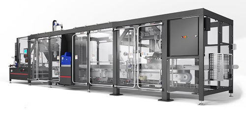 Станок для укладывания в ящики подъемно-транспортного типа - HSP series - Delkor Systems, Inc - с загрузкой сверху / автоматический / высокая скорость