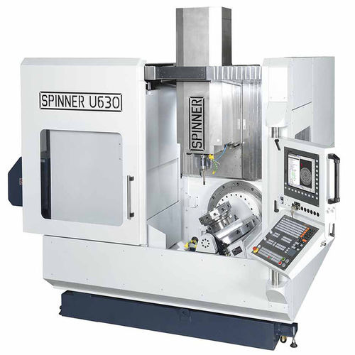 Обрабатывающий центр ЧПУ 4 оси - U4 series - SPINNER Werkzeugmaschinenfabrik GmbH - вертикальный / BT 40 / SK40