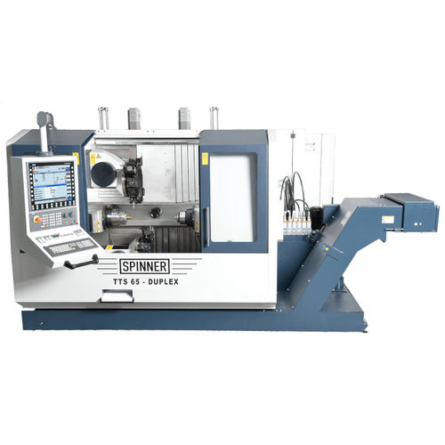 Токарный станок ЧПУ - TTS series - SPINNER Werkzeugmaschinenfabrik GmbH - горизонтальный / 3 оси / 12 инструментов