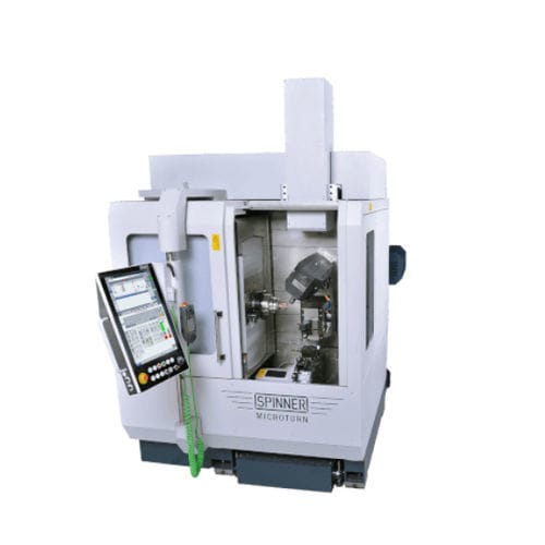 Токарно-фрезерный центр ЧПУ - MICROTURN LTB - SPINNER Werkzeugmaschinenfabrik GmbH - горизонтальный / 5 осей / со стержнем