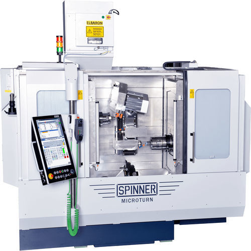 Токарно-фрезерный центр ЧПУ - MICROTURN GRIND - SPINNER Werkzeugmaschinenfabrik GmbH - универсальный / 2 оси / высокой точности