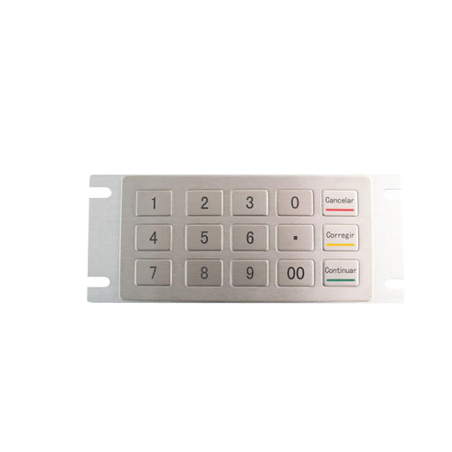 Цифровая клавиатура 15 клавиш - KY2150 - Shenzhen KEYU Co., Ltd  - из нержавеющей стали / USB / герметичная