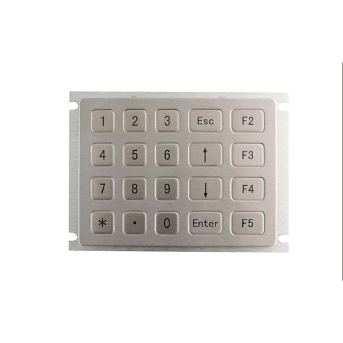 Цифровая клавиатура 20 клавиш - KY2122 - Shenzhen KEYU Co., Ltd  - встраиваемая / из нержавеющей стали / алюминиевый сплав