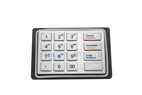 Встраиваемая клавиатура - KY3688 - Shenzhen KEYU Co., Ltd  - с механическими клавишами / 16 клавиш / алюминий