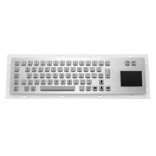 Клавиатура для монтажа в стойку - KY-PC-DT - Shenzhen KEYU Co., Ltd  - с механическими клавишами / 66 клавиш / с сенсорной панелью