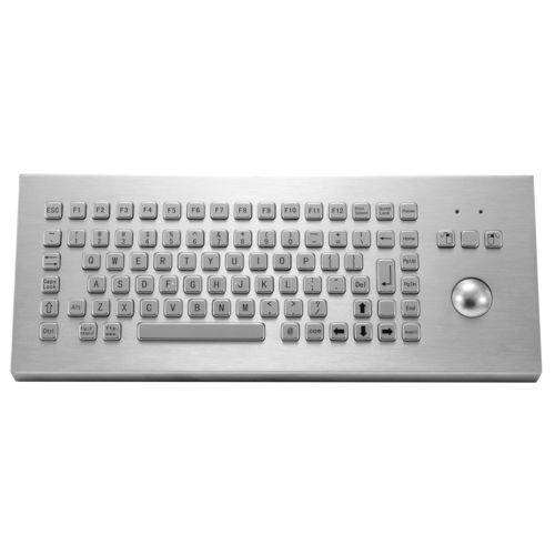 Клавиатура для письменного стола - KY-PC-F2-Desk - Shenzhen KEYU Co., Ltd  - с механическими клавишами / 2 клавиши мыши / с трекболом