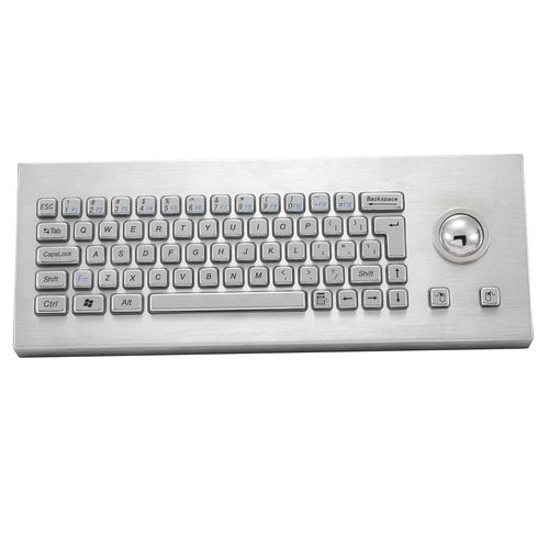 Клавиатура для письменного стола - KY-PC-H-Desk - Shenzhen KEYU Co., Ltd  - с механическими клавишами / 65 клавиш / с трекболом