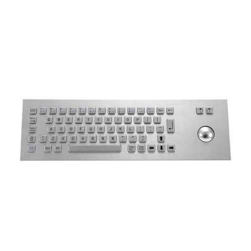 Клавиатура из нержавеющей стали - KY-PC-I - Shenzhen KEYU Co., Ltd  - встраиваемая / с механическими клавишами / 2 клавиши мыши