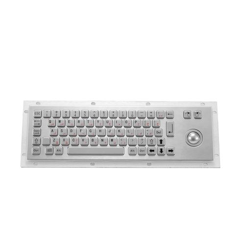 Клавиатура из нержавеющей стали - KY-PC-N - Shenzhen KEYU Co., Ltd  - встраиваемая / с механическими клавишами / 2 клавиши мыши
