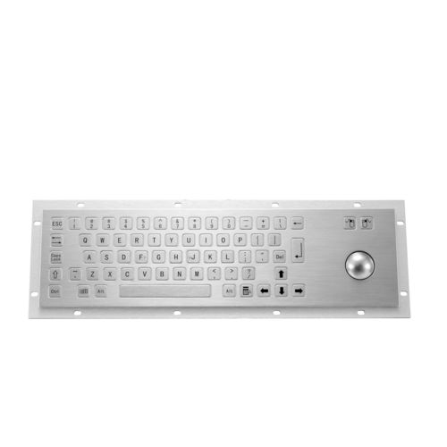 Клавиатура из нержавеющей стали - KY-PC-B - Shenzhen KEYU Co., Ltd  - встраиваемая / с механическими клавишами / 2 клавиши мыши