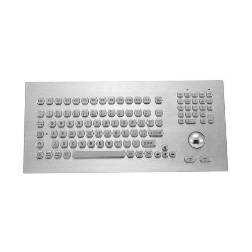 Встраиваемая клавиатура - KY-PC-M385 - Shenzhen KEYU Co., Ltd  - с механическими клавишами / 104 клавиши / с трекболом