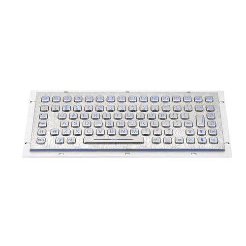 Клавиатура с подсветкой - KY-PC-F1-LED - Shenzhen KEYU Co., Ltd  - для монтажа в стойку / с механическими клавишами / 86 клавиш