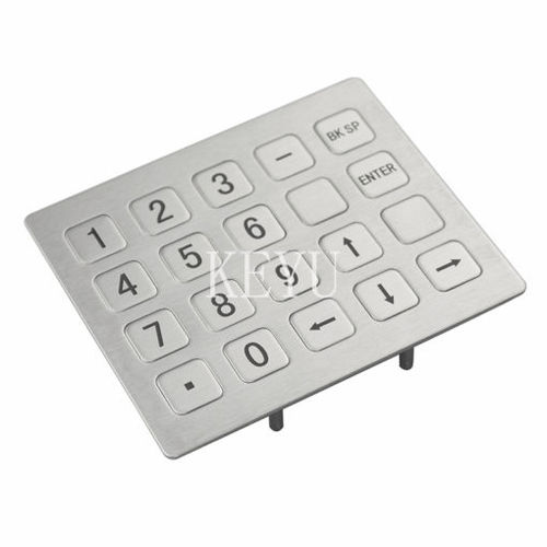 Цифровая клавиатура для пункта продаж - KY2122-3 - Shenzhen KEYU Co., Ltd  - 20 клавиш / встраиваемая / из матового алюминия