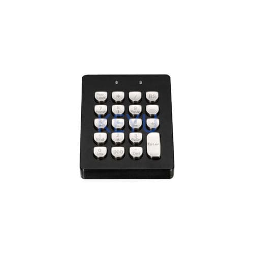 Цифровая клавиатура на заказ - KY-U90 Black - Shenzhen KEYU Co., Ltd  - 19 клавиш / встраиваемая / из матового алюминия