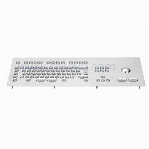 Металлизированная клавиатура - KY-PC-S1 - Shenzhen KEYU Co., Ltd  - встраиваемая / с механическими клавишами / 2 клавиши мыши
