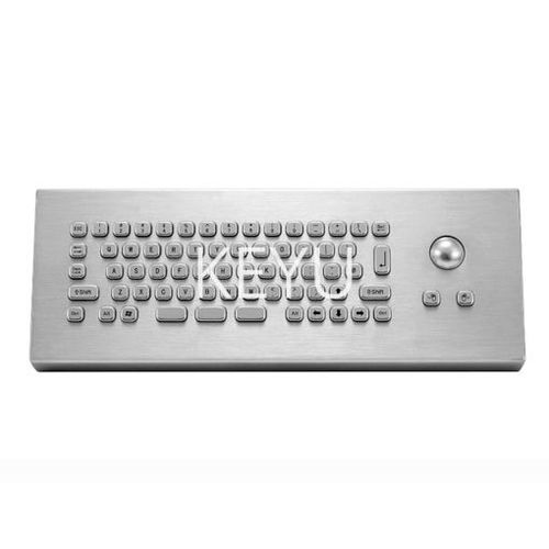 Клавиатура для письменного стола - KY-PC-MINI-T-DESK - Shenzhen KEYU Co., Ltd  - с механическими клавишами / 2 клавиши мыши / с трекболом