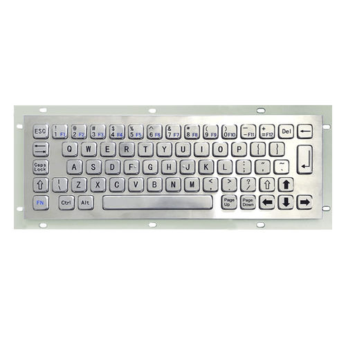 Металлизированная клавиатура - KY-PC-N270 - Shenzhen KEYU Co., Ltd  - встраиваемая / с механическими клавишами / с клавишей Fn