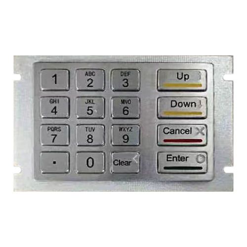 Цифровая клавиатура 16 клавиш - KY2145A - Shenzhen KEYU Co., Ltd  - встраиваемая / из нержавеющей стали / из матового алюминия