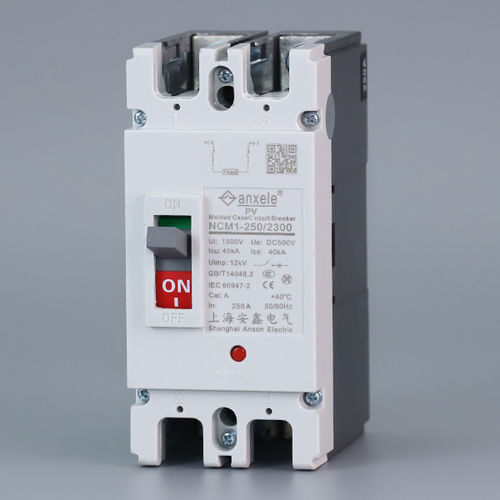 Выключатель с пружинным приводом - NCM1-250DC - SHANGHAI ANSON ELECTRIC TECHNOLOGY CO.,LTD - для защиты от сверхтоков / для резки / постоянный ток