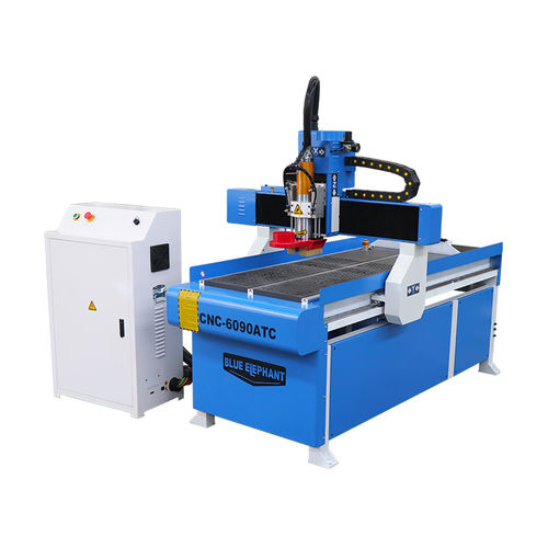 Станок для обрезки профилей ЧПУ - ELECNC-6090ATC - Jinan Blue Elephant CNC Machinery Co.,Ltd - 3 оси / с одним шпинделем / для ПВХ