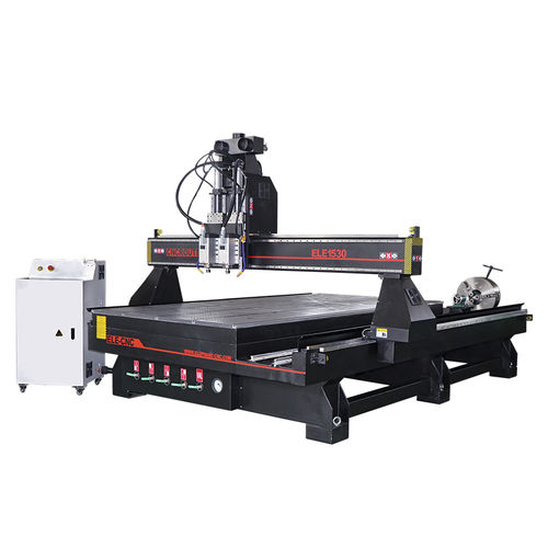 Станок для обрезки профилей ЧПУ - ELECNC1530-R - Jinan Blue Elephant CNC Machinery Co.,Ltd - 4 оси / с двумя шпинделями / для дерева