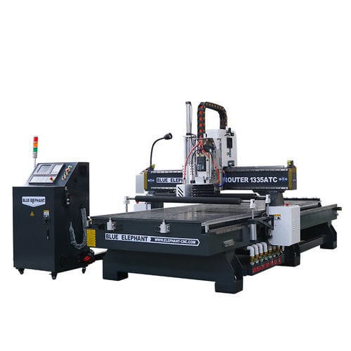 Станок для обрезки профилей ЧПУ - ELECNC-1335 - Jinan Blue Elephant CNC Machinery Co.,Ltd - 3 оси / с одним шпинделем / для дерева